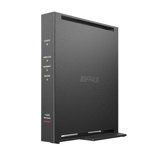 【Amazon.co.jp限定】 バッファロー WiFi ルーター 無線 LAN Wi-Fi5 11ac ac1200 866+300Mbps IPv6 WPA3 デュアルバンド 日本メーカー 【 iPhone 16e / 16 / 15 / 14 / Nintendo Switch / PS5 動作確認済み 】 エコパッケージ WCR-1166DHPL/N 【Amazon.co.jp限定】 バッファロー WiFi ルーター 無線 LAN Wi-Fi5 11ac ac1200 866+300Mbps IPv6 WPA3 デュアルバンド 日本メーカー 【 iPhone 16e / 16 / 15 / 14 / Nintendo Switch / PS5 動作確認済み 】 エコパッケージ WCR-1166DHPL/N