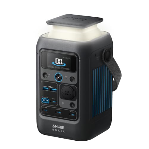 𝐀𝐧𝐤𝐞𝐫 𝐒𝐨𝐥𝐢𝐱 𝐂𝟑𝟎𝟎 𝐃𝐂 Portable Power Station ポータブル電源288Wh 小型軽量2.8Kg 1.5時間満充電 充電器は...