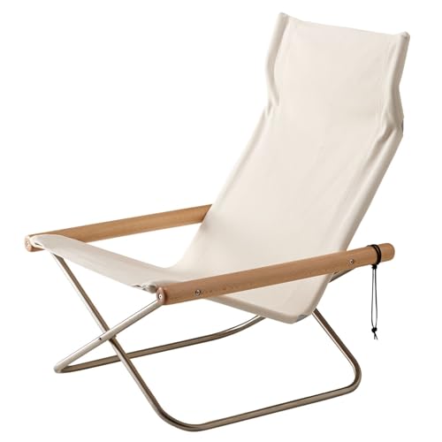 NychairX ニーチェア X ナチュラル/ホワイト NY-103| 折りたたみ椅子 デザイナーズチェア 新居猛 パーソナルチェア 日本製 NychairX ニーチェア X ナチュラル/ホワイト NY-103| 折りたたみ椅子 デザイナーズチェア 新居猛 パーソナルチェア 日本製