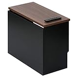 武田コーポレーション 【ケーブル・配線・収納】 ヴィンテージ調ケーブル収納ボックス コンセント付き WAL/BK H9-KKB39WAL 39×19×30