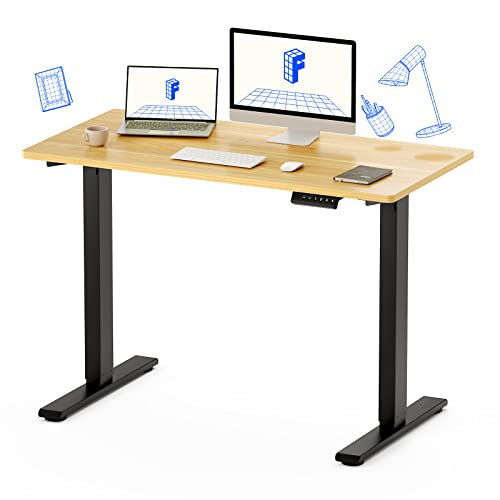 FLEXISPOT 電動式スタンディングデスク(幅120×奥行60,メモリー機能付き) 昇降デスク 高さ調節デスク パソコンデスク 人間工学 ゲーミングデスク EF1 セット (足(黒)+天板(メイプル), 120*60) FLEXISPOT 電動式スタンディングデスク(幅120×奥行60,メモリー機能付き) 昇降デスク 高さ調節デスク パソコンデスク 人間工学 ゲーミングデスク EF1 セット (足(黒)+天板(メイプル), 120*60)