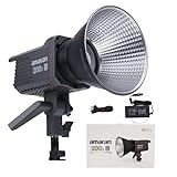 Amaran 200X S 撮影ライト 200W バイカラー2700K-6500K CRI95+ TLCI98+ 45400Luxx@1M アプリ制御可能 9プログラム照明効果 ライト制御一体設計 LEDビデオライト LED定常光ビデオライト