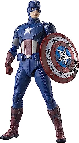 S.H.フィギュアーツ アベンジャーズ キャプテン・アメリカ-《AVENGERS ASSEMBLE》EDITION- 約150mm PVC&ABS製 塗装済み可動フィギュア S.H.フィギュアーツ アベンジャーズ キャプテン・アメリカ-《AVENGERS ASSEMBLE》EDITION- 約150mm PVC&ABS製 塗装済み可動フィギュア