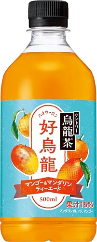 サントリー 烏龍茶 好烏龍(ハオウーロン) マンゴー&マンダリンティーエード 500ml×24本 サントリー 烏龍茶 好烏龍(ハオウーロン) マンゴー&マンダリンティーエード 500ml×24本