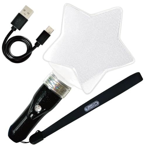 MIX PENLa USB-361 Noir キラキラPt. スター (ミックスペンラ ユーエスビー361) 361 色 5LED(RGBWY) 搭載 高輝度 充電式 (TurnON) ペンライト MIX PENLa USB-361 Noir キラキラPt. スター (ミックスペンラ ユーエスビー361) 361 色 5LED(RGBWY) 搭載 高輝度 充電式 (TurnON) ペンライト