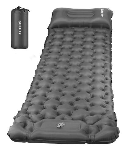 エアーマット GEKETY 【約10CM厚さ】 キャンプ マット 足踏み式 無限連結可能 枕付き エアマット キャンプ 防災 車中泊 厚手 軽量 コンパクト 防水防潮 持ち運び便利 簡単収納 収納袋付き エアーマット GEKETY 【約10CM厚さ】 キャンプ マット 足踏み式 無限連結可能 枕付き エアマット キャンプ 防災 車中泊 厚手 軽量 コンパクト 防水防潮 持ち運び便利 簡単収納 収納袋付き