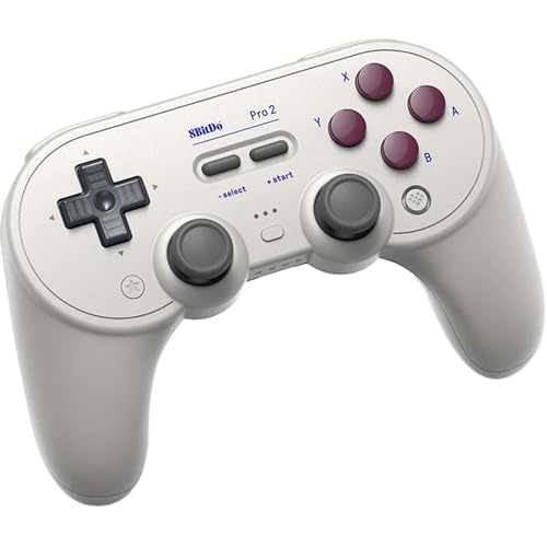 8BitDo Pro 2 Switch用のBluetoothコントローラー、ホールエフェクトジョイスティックアップデート、Switch、PC、Android、Steam Deck&Apple用のワイヤレスゲームコントローラー (G Classic) 8BitDo Pro 2 Switch用のBluetoothコントローラー、ホールエフェクトジョイスティックアップデート、Switch、PC、Android、Steam Deck&Apple用のワイヤレスゲームコントローラー (G Classic)