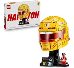 LEGO Editions Scuderia Ferrari HP Lewis Hamilton Kaskı 43022-14 Yaş ve Üzeri Çocuklar için Yarış Kıyafeti Giyen Minifigür İ…