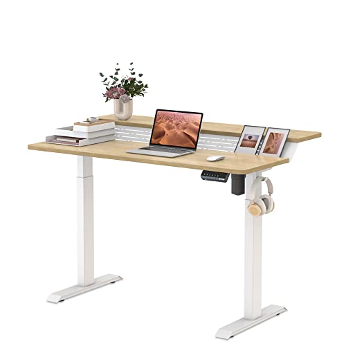 Fenge 2代目 電動昇降デスクスタンディングデスク電動 幅120cm 奥行き72.5cm メモリー機能 USBボード フック アジャスター パソコンデスクリモートワーク 在宅勤務(天板+脚) おしゃれ ナチュラル G12D2123C Fenge 2代目 電動昇降デスクスタンディングデスク電動 幅120cm 奥行き72.5cm メモリー機能 USBボード フック アジャスター パソコンデスクリモートワーク 在宅勤務(天板+脚) おしゃれ ナチュラル G12D2123C