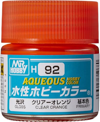 GSIクレオス 新水性ホビーカラー クリアーオレンジ 光沢 10ml 模型用塗料 H92