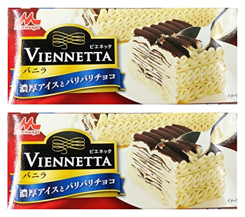 Y029841-2P 森永乳業 ビエネッタ バニラ 濃厚アイスとパリパリチョコ 530ml×2個 Y029841-2P 森永乳業 ビエネッタ バニラ 濃厚アイスとパリパリチョコ 530ml×2個