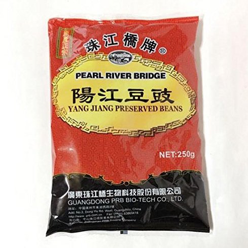 横浜中華街 珠江橋牌 陽江豆鼓(トウチ)粒(つぶ)・250g、国内入手困難、業務用♪ 横浜中華街 珠江橋牌 陽江豆鼓(トウチ)粒(つぶ)・250g、国内入手困難、業務用♪