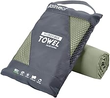 Rainleaf Microfiber Towel Perfect Travel & Gym & Camping Towel. Quick Dry - Super Absorbent - Ultra Compact -...
