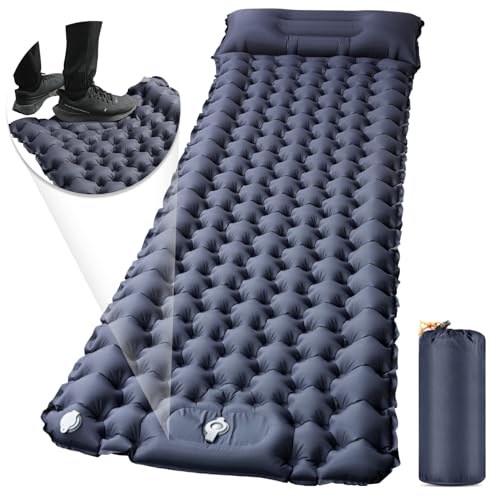 エアーマット キャンプ マット【30s膨らむ・10CM厚さ】足踏み式/高反発スポンジ 無限連結可能 R値4.0/9.5 車中泊 防災 厚手 枕付き 超軽量 コンパクト 防水 寝袋 持ち運び便利 簡単収納 補修テープ付 災害 登山 テント用 キャンプ用品 エアーマット キャンプ マット【30s膨らむ・10CM厚さ】足踏み式/高反発スポンジ 無限連結可能 R値4.0/9.5 車中泊 防災 厚手 枕付き 超軽量 コンパクト 防水 寝袋 持ち運び便利 簡単収納 補修テープ付 災害 登山 テント用 キャンプ用品