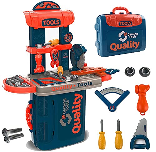 CORPER TOYS 大工さん 大工さんおもちゃ 工具セット 25点 男の子 3IN1 大工さんごっこ 組み立て ミニ作業台 おままごと ネジ ごっこ遊び 収納トランク おもちゃ クリスマス プレゼント 8歳以上 CORPER TOYS 大工さん 大工さんおもちゃ 工具セット 25点 男の子 3IN1 大工さんごっこ 組み立て ミニ作業台 おままごと ネジ ごっこ遊び 収納トランク おもちゃ クリスマス プレゼント 8歳以上