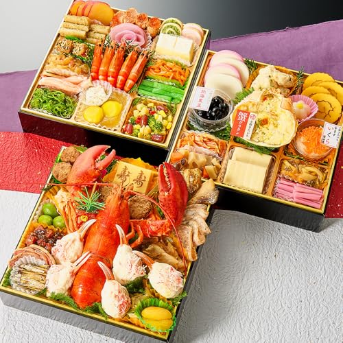 小樽きたいち 海鮮おせち 秀峰 特大8寸三段重 全47品(12月31日着) 小樽きたいち 海鮮おせち 秀峰 特大8寸三段重 全47品(12月31日着)