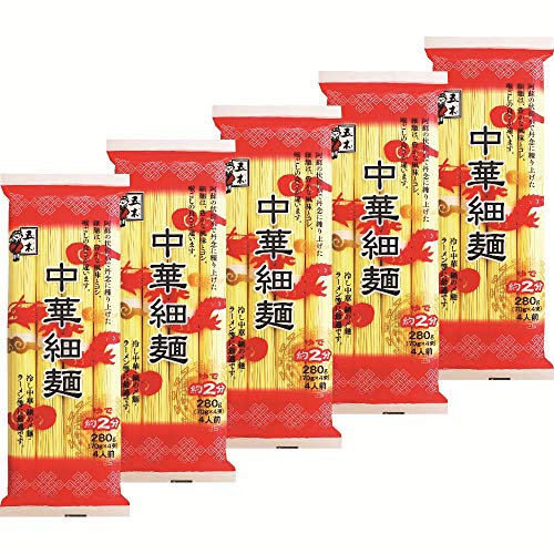 五木食品 中華細麺 280g×5個 五木食品 中華細麺 280g×5個