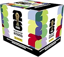 2026 Panini FIFA World Cup Sticker Collection Box – 50 Sticker Packs | Amazon Exclusive Orange Parallel | Official FIFA...
