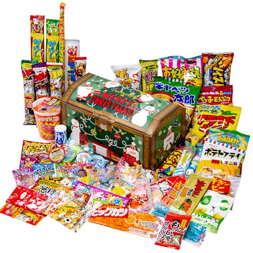 クリスマス 宝箱入り お菓子 詰め合わせ 駄菓子 セット ギフト 60種類60点セット クリスマス 宝箱入り お菓子 詰め合わせ 駄菓子 セット ギフト 60種類60点セット