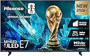 Hisense 65E7SF - 65" 4K Smart Mini-LED Fire TV (2026 Model), QLED Color, 144Hz Game Mode PRO, Dolby Vision, Dolby Atmos, AI Smooth Motion with MEMC, Alexa Built in with Voice Remote (2026 Model)