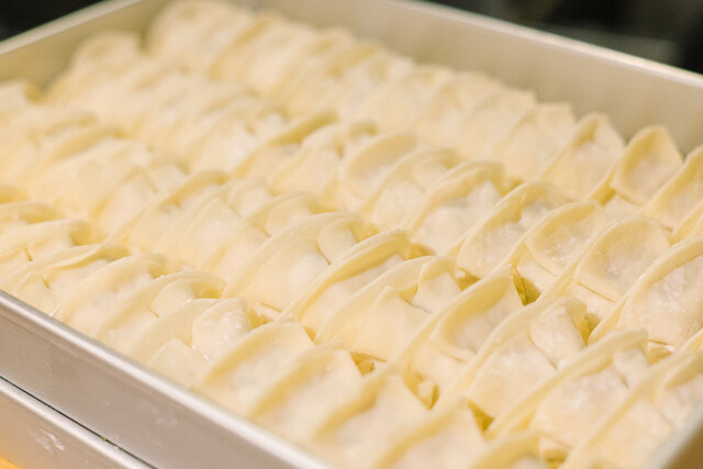 手包の餃子