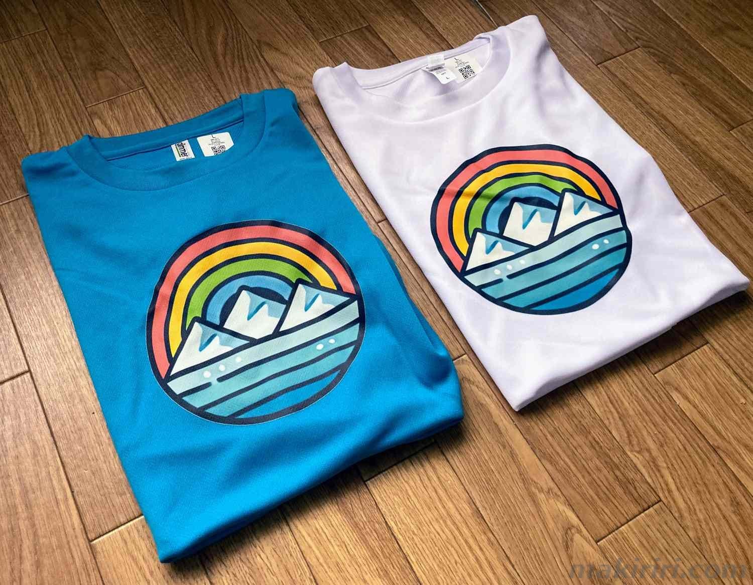 makiriri.com公式オリジナルグッズ ドライTシャツ