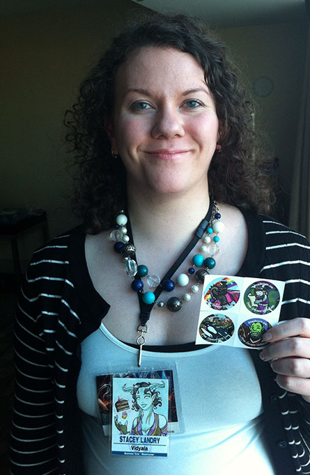 Also shown: From Draenor With Love stickers.