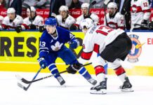 Luke Haymes scores 17th of the season, Toronto Marlies suffer third consecutive loss vs. Charlotte Luke Haymes, Toronto Malries
