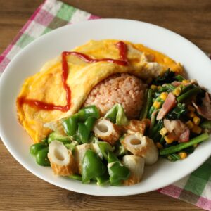 ヒルナンデス!若菜まりえの10分で3品同時調理!旬の食材でタワーオムライス!劇的時短レストラン