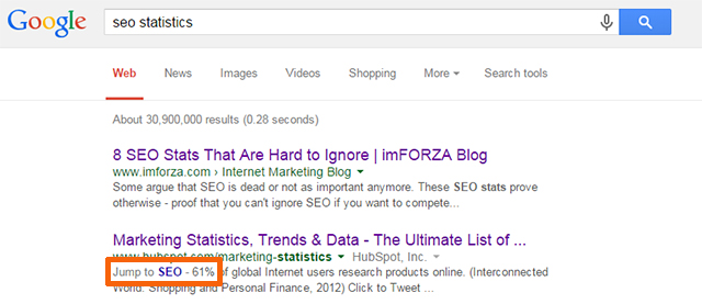 On-Page-SEO Table of Contents