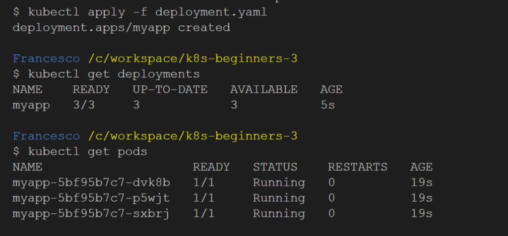 Get the pods details