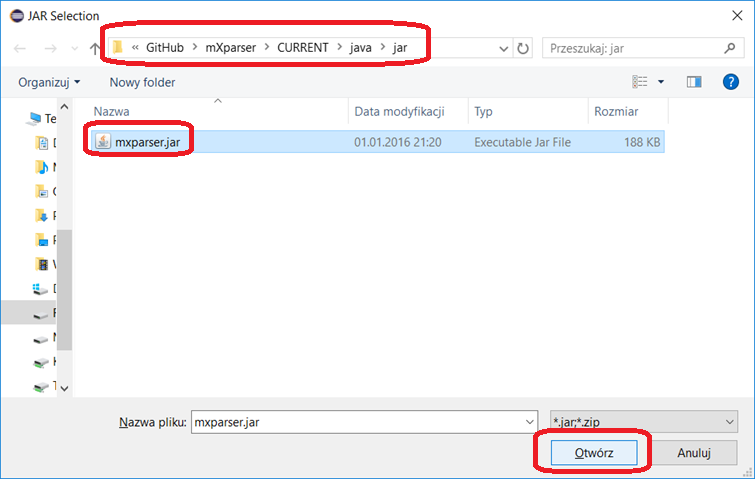 05 - mXparser - Hello World - JAVA - Eclipse Mars 1