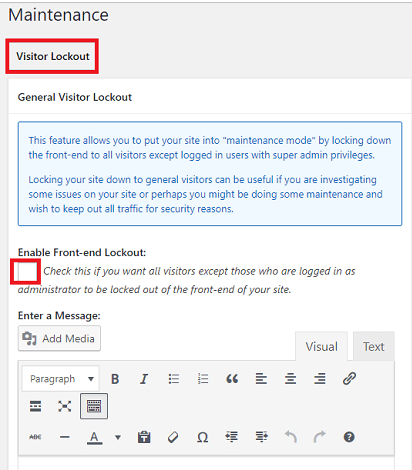 make-wordpress-blog-private-security-plugin-maintenace-message