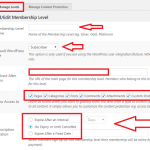 WordPress eMember Free Membership Level Setup