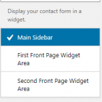 Setup Very Simple Contact Form Widget