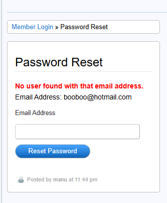wordpress-simple-membership-password-reset-email-address-error-message