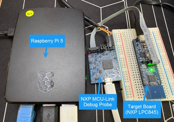 Raspberry Pi with NXP MCU-Link for Embedded Target Debugging