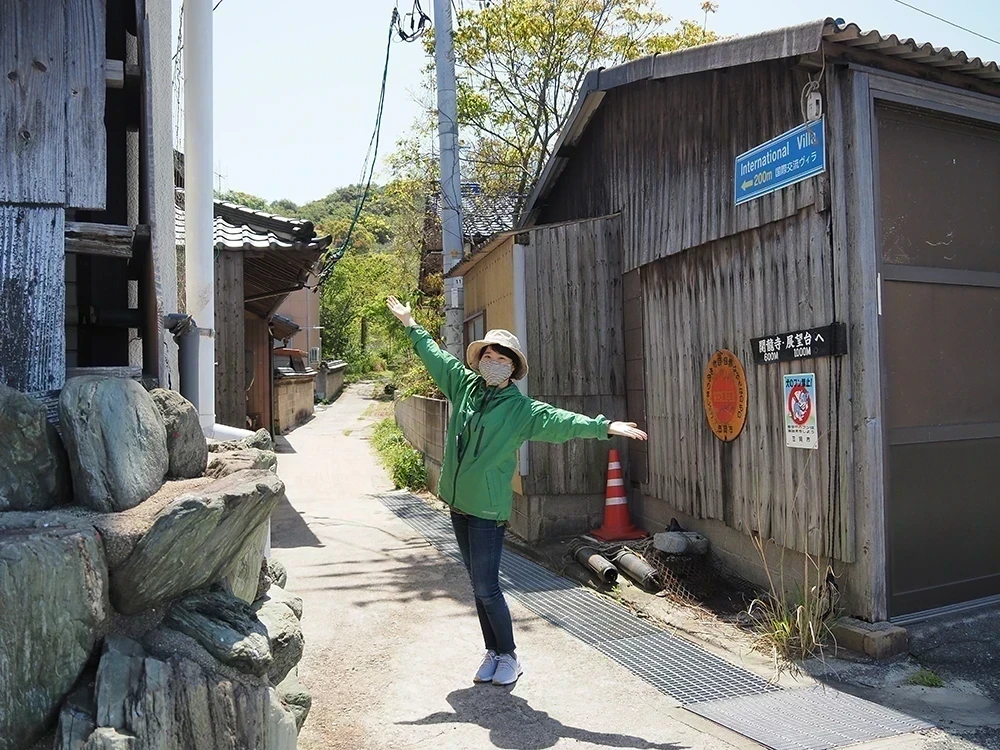 白石島トレッキング入口