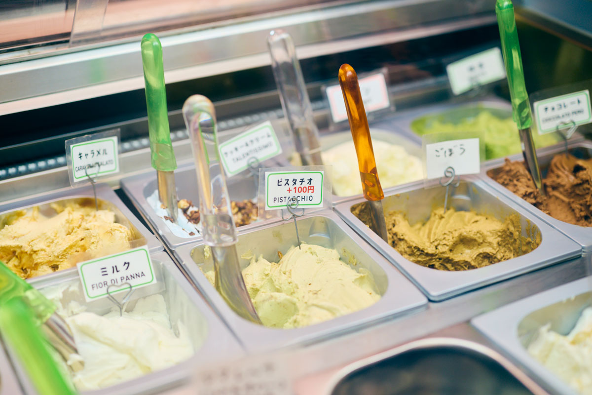 ジェラテリア エルバのジェラート