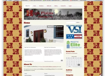 High Plains Siding Co. Homepage
