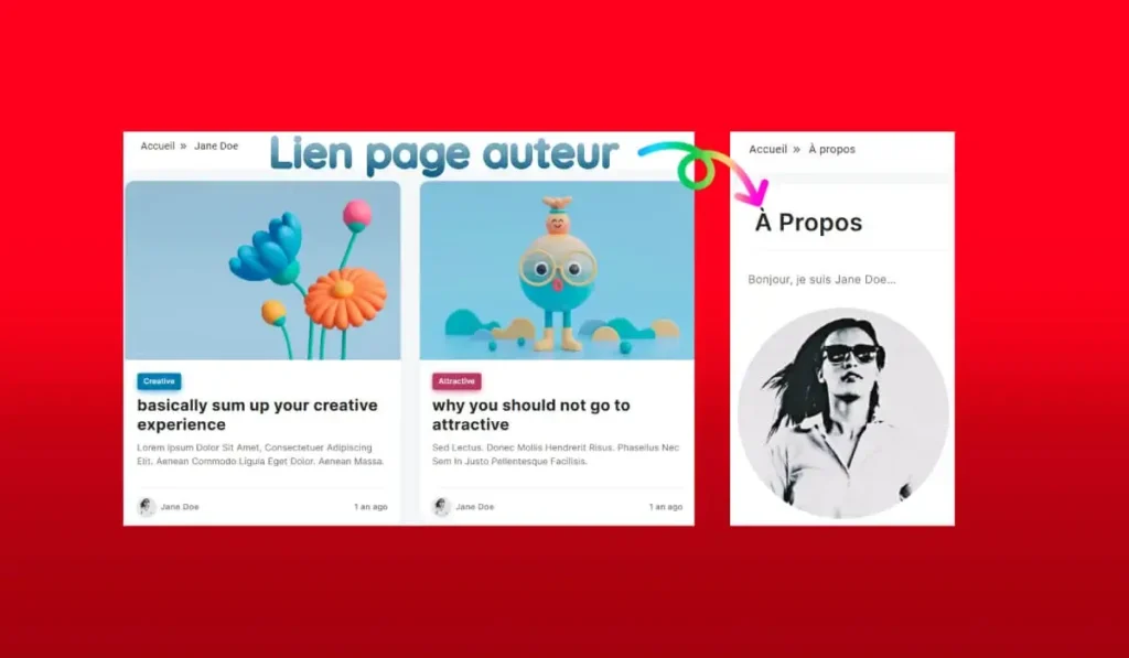 Redirection page auteur WordPress vers page À propos