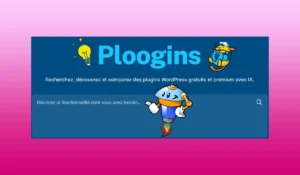 Ploogins un moteur de recherche IA conçu pour trouver un plugin WordPress