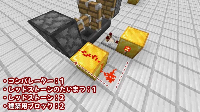 コンパレーターで測定する部分