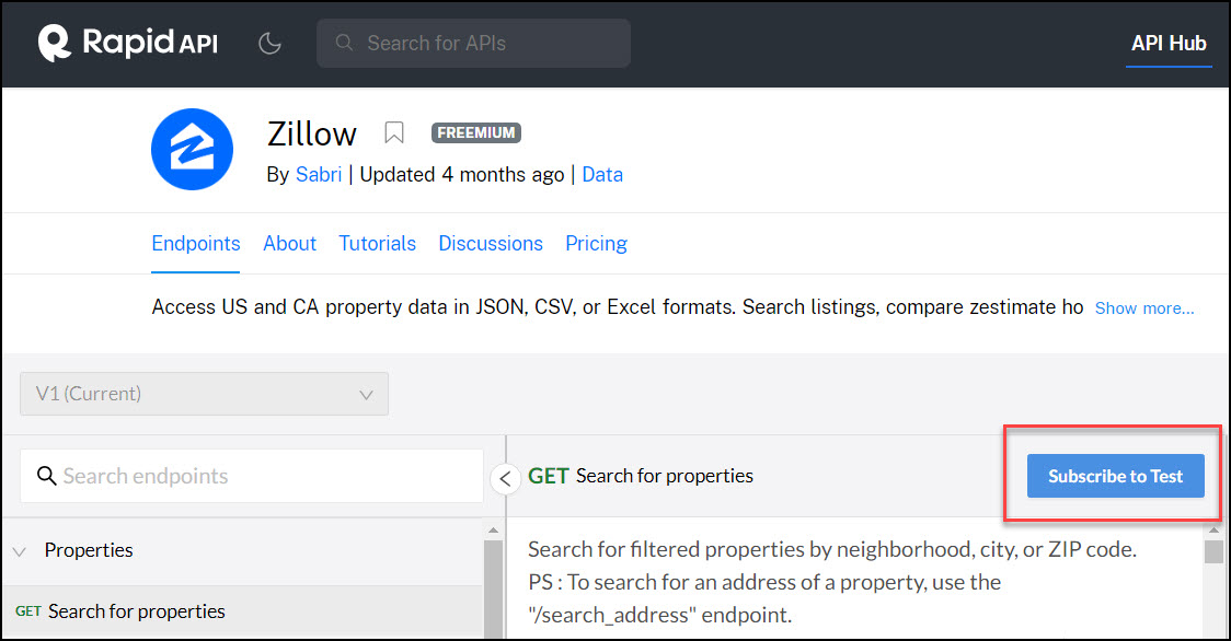zillow-subscribeToTest