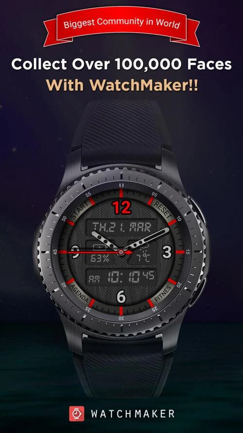 Watch Face -WatchMaker Premium for Android Wear OS