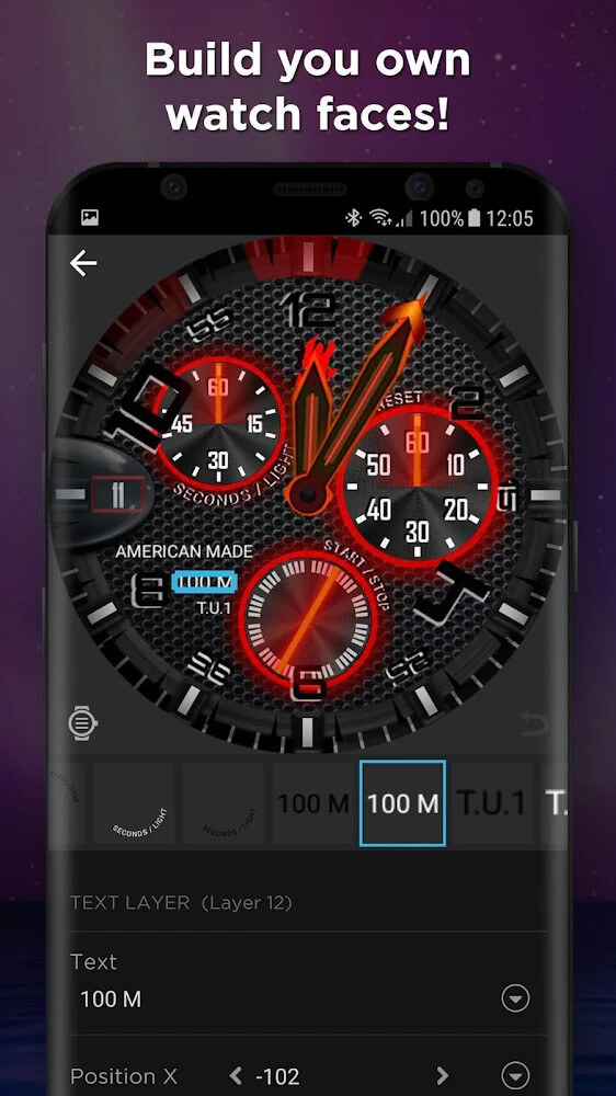 Watch Face -WatchMaker Premium for Android Wear OS