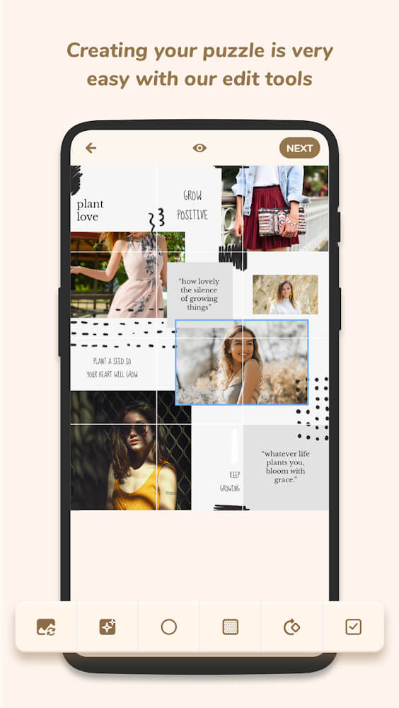 Puzzle Collage Template for Instagram – PuzzleStar