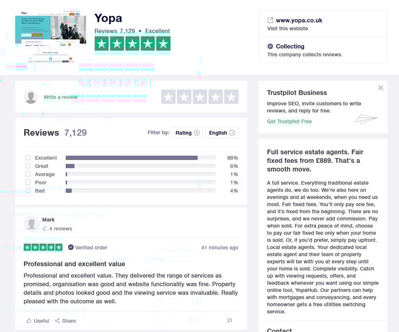 Yopa Customer Reviews