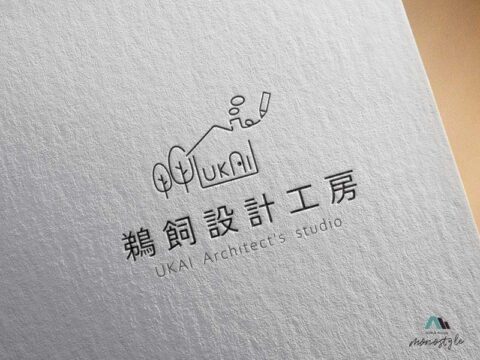 春日井市の建築設計事務所 鵜飼設計工房ロゴ