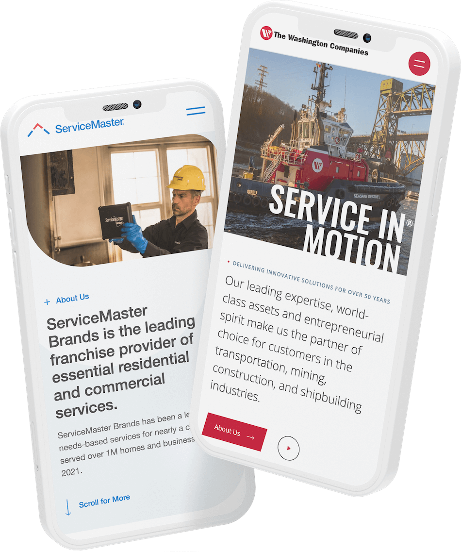 Monument studio mobile responsive website design development agency